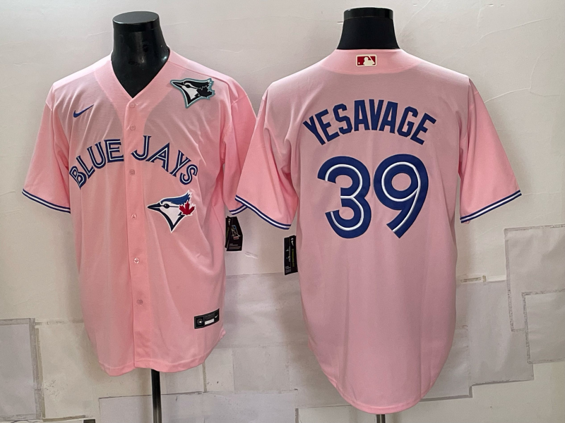 Men 2026 Toronto Blue Jays #39 Yesavage pink Game Nike MLB Jersey 0907003